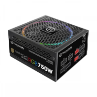 THERMALTAKE TOUGHPOWER GRAND RGB 750W FULL MODULAR 80 PLUS GOLD FLAT SLAVE CABLE POWER SUPPLY WITH 10 YEARS WARRANTY